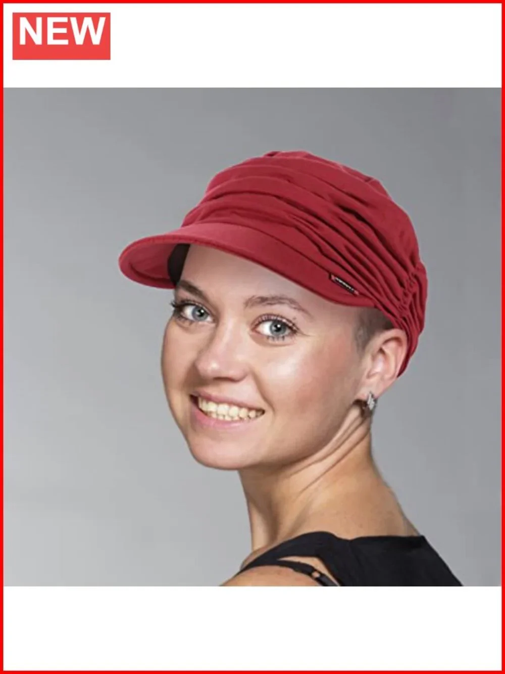 Women's Cotton Newsboy Cap Painter Visor Hat Adjustable Lightweight